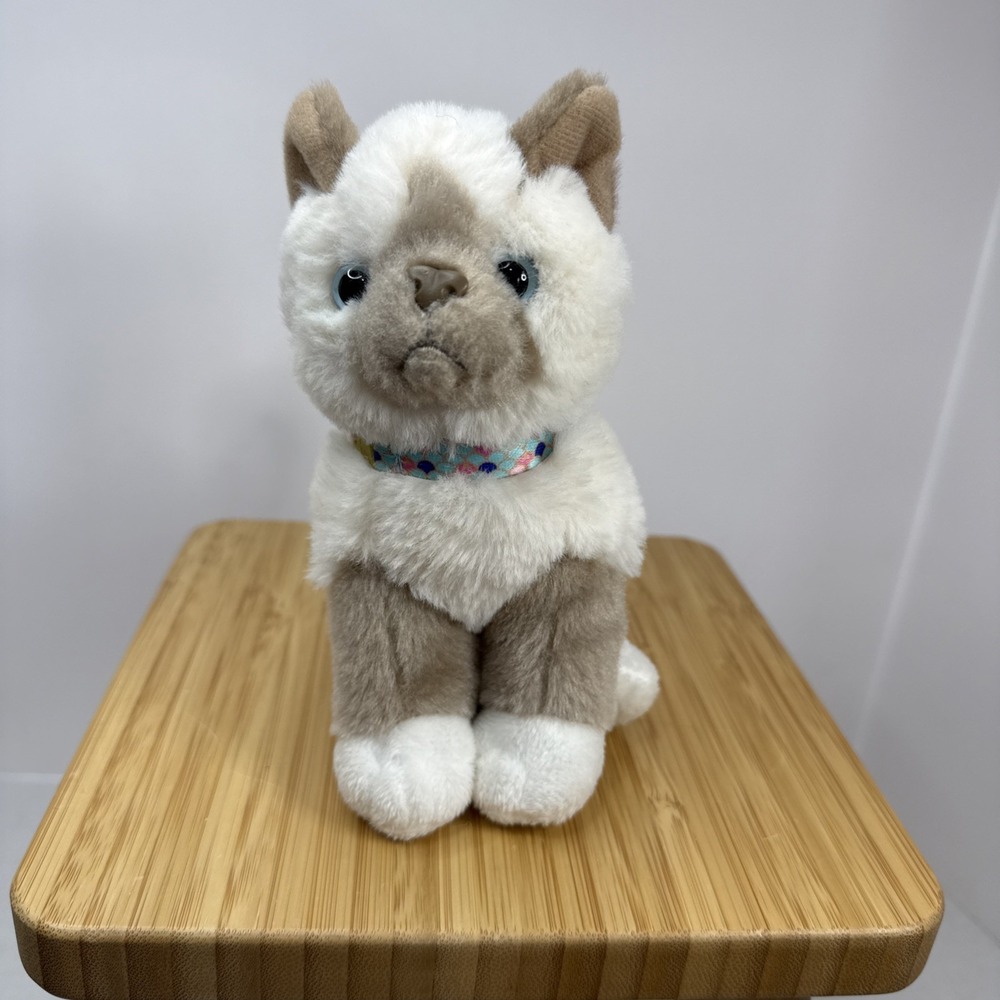 Our Generation Siamese Cat Kitten with Collar for 18" Dolls Poseable Blue Eyes